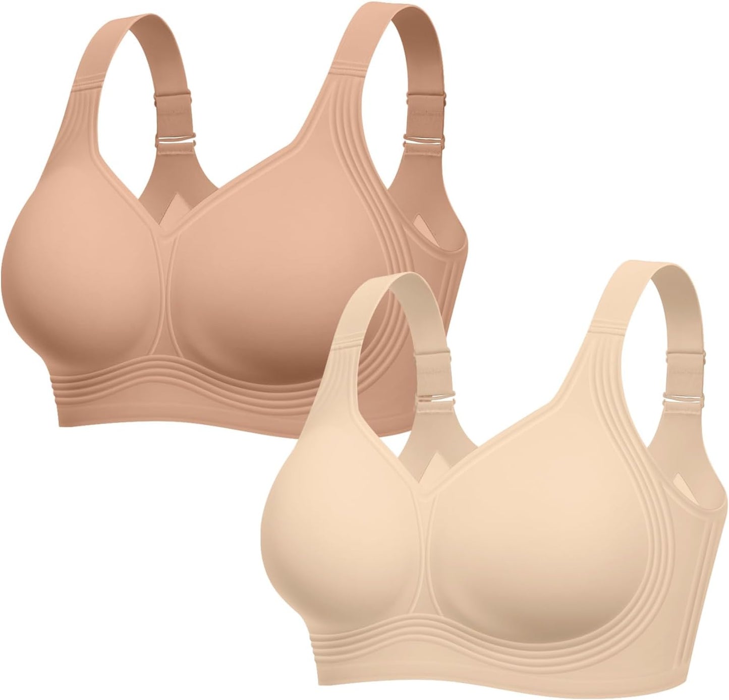 LetsJoli Jelly Bras for Women No Underwire Plus Size Push Up Supportive Accessories