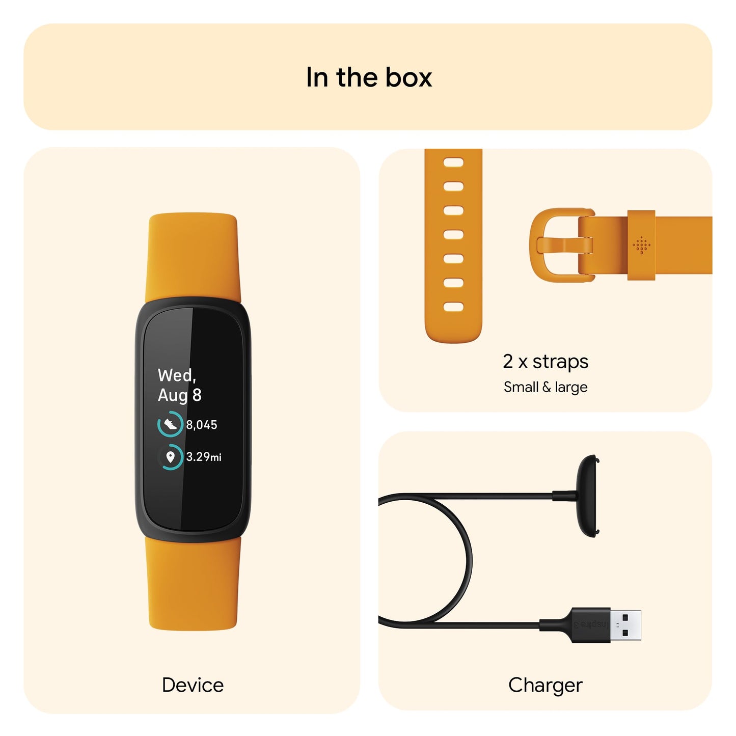 Google Fitbit Inspire 3 Activity Tracker with 6-months Premium Membership Included, up to 10 days battery life and Daily Readiness Score