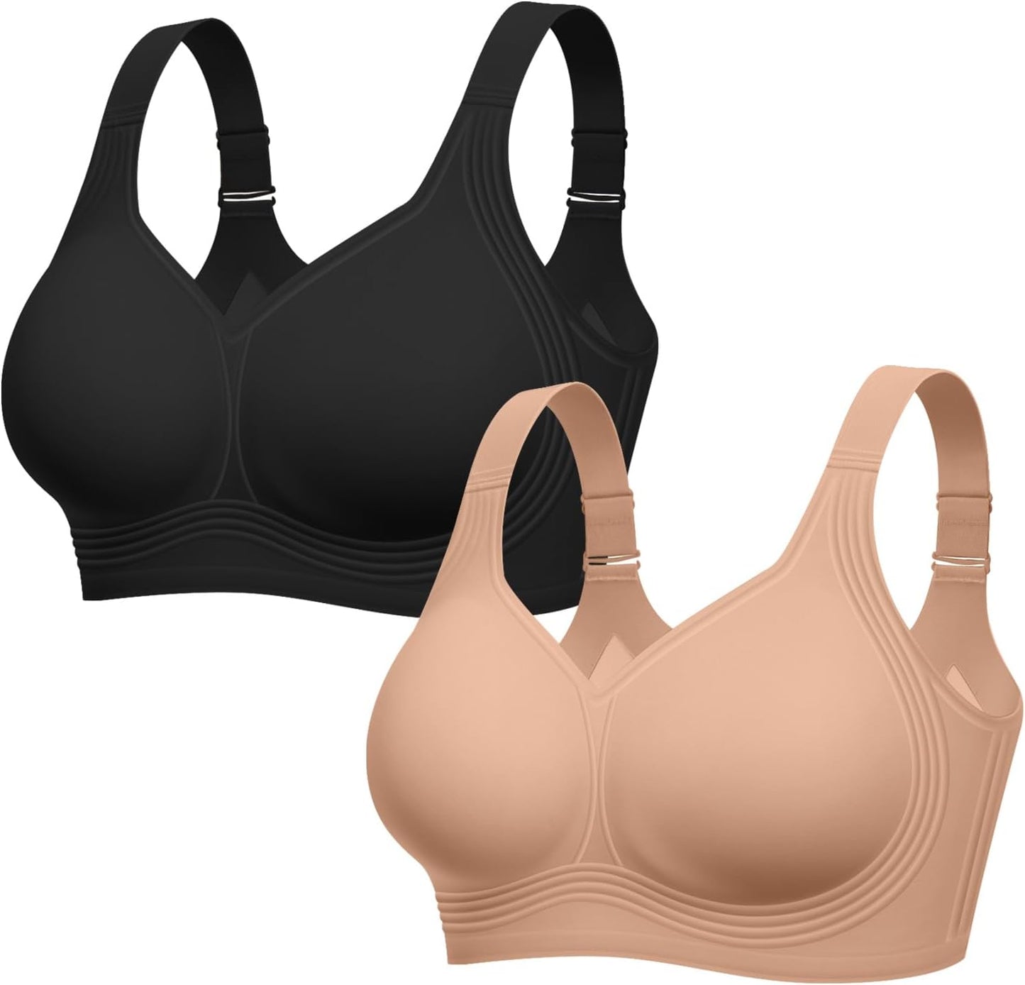 LetsJoli Jelly Bras for Women No Underwire Plus Size Push Up Supportive Accessories