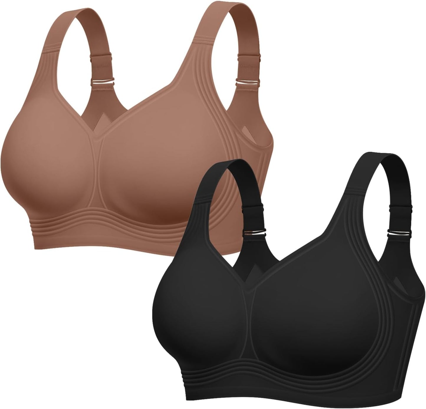 LetsJoli Jelly Bras for Women No Underwire Plus Size Push Up Supportive Accessories