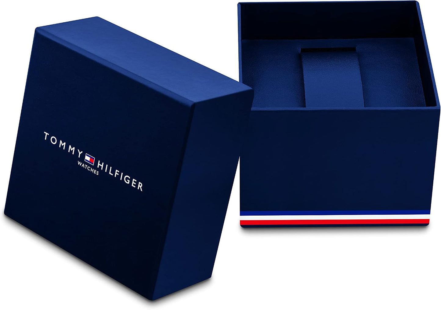 Tommy Hilfiger Men's 45.5mm Multifunction Quartz Watch - White Dial, Two-Tone Stainless Steel Bracelet with Gold IP, 3 Sub-Dials, 5ATM Water Resistant - 1791226