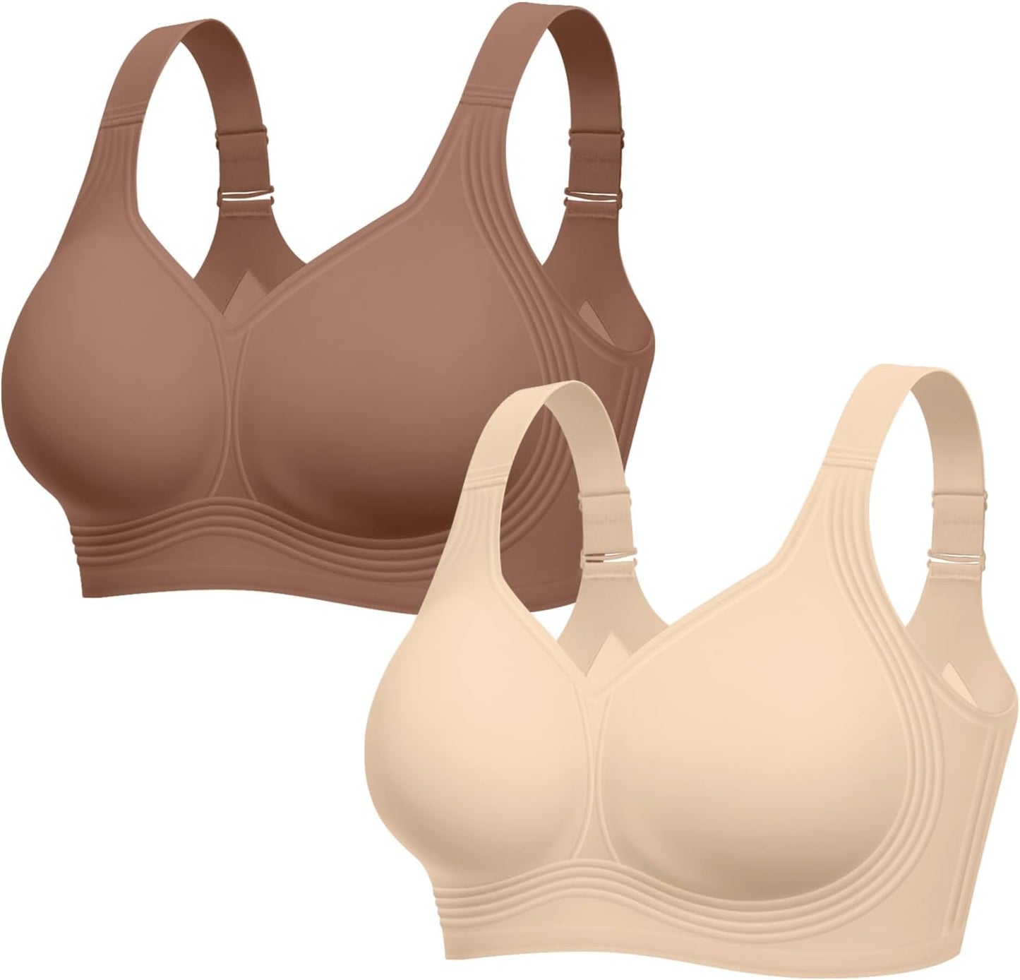 LetsJoli Jelly Bras for Women No Underwire Plus Size Push Up Supportive Accessories