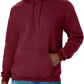 Hanes Men's Hoodie - EcoSmart Fleece Hooded Sweatshirt for Men & Women - Midweight Fleece - Big & Tall Available