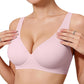 OEAK Womens Jelly Bras Wireless Deep V Bralette Comfy Push Up Tshirt Bras Accessories