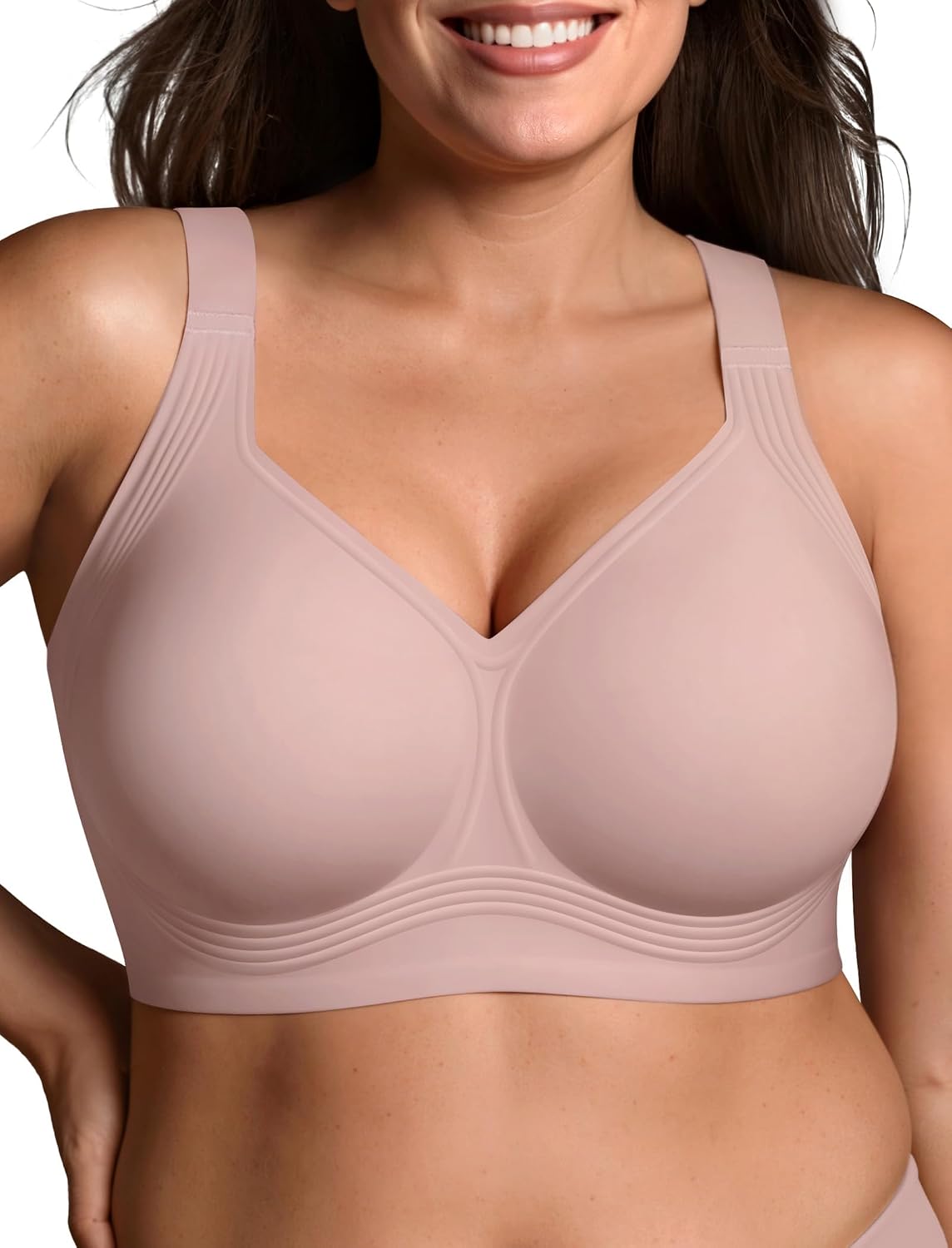 LetsJoli Jelly Bras for Women No Underwire Plus Size Push Up Supportive Accessories