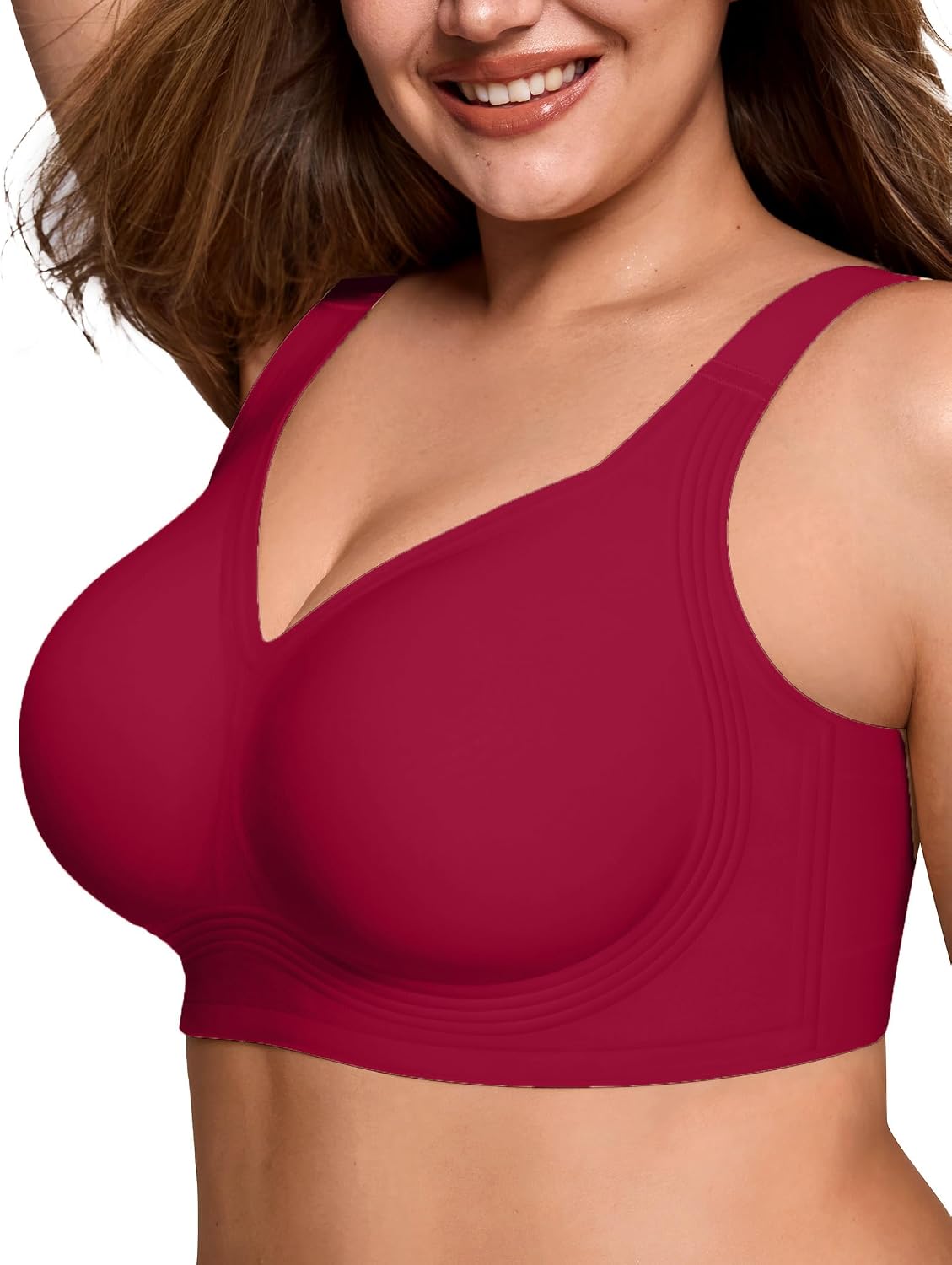 LetsJoli Jelly Bras for Women No Underwire Plus Size Push Up Supportive Accessories