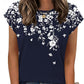 Zeagoo Womens Tops Summer Casual Cap Sleeve Tshirts Shirts Business Blouses