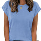 Zeagoo Womens Tops Summer Casual Cap Sleeve Tshirts Shirts Business Blouses