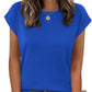 Zeagoo Womens Tops Summer Casual Cap Sleeve Tshirts Shirts Business Blouses