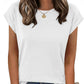 Zeagoo Womens Tops Summer Casual Cap Sleeve Tshirts Shirts Business Blouses