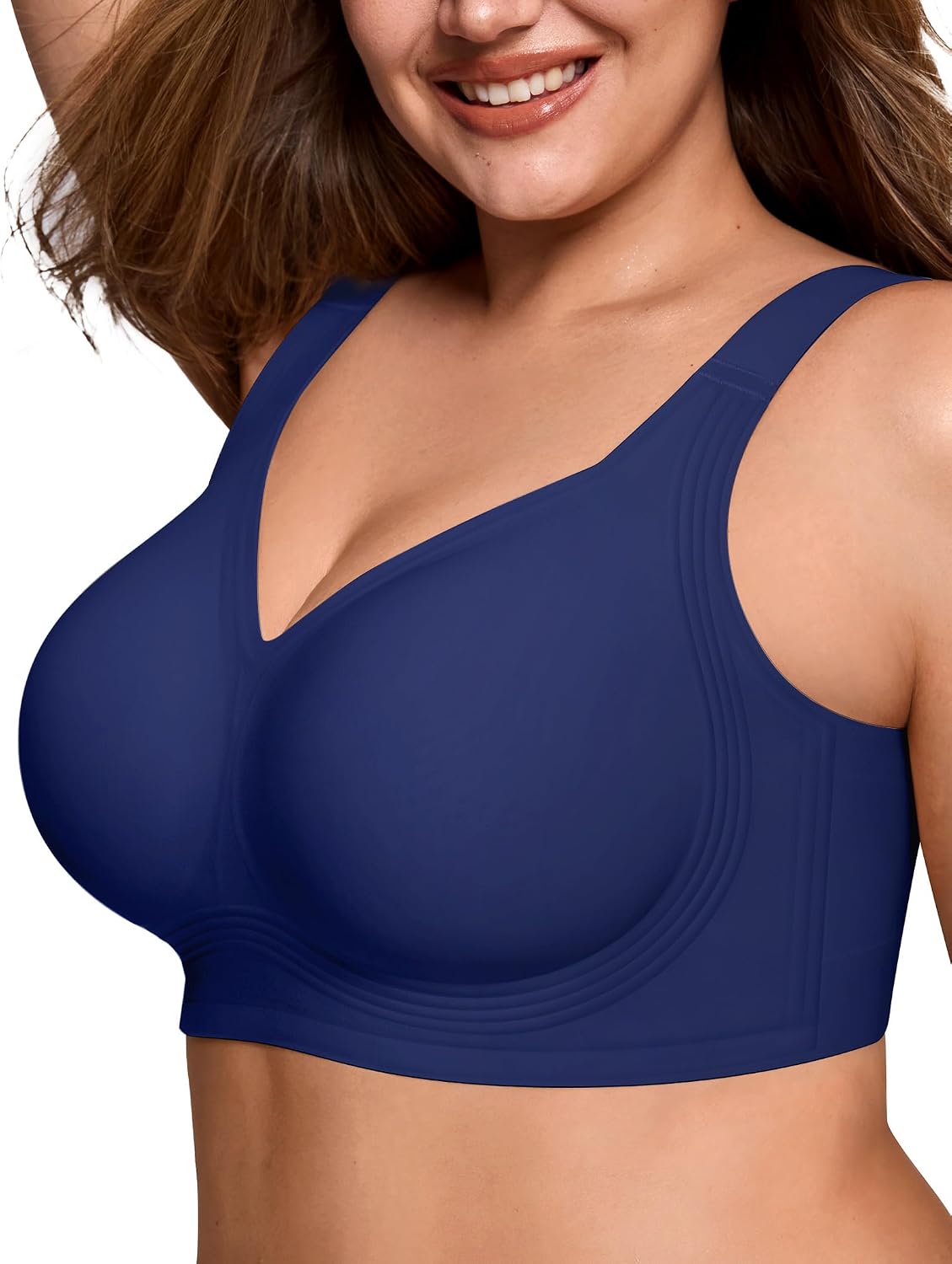LetsJoli Jelly Bras for Women No Underwire Plus Size Push Up Supportive Accessories