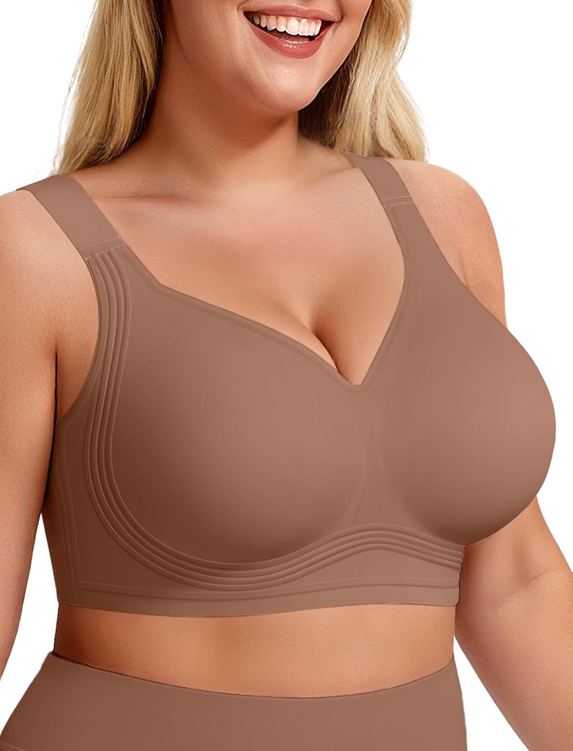 LetsJoli Jelly Bras for Women No Underwire Plus Size Push Up Supportive Accessories