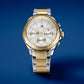 Tommy Hilfiger Men's 45.5mm Multifunction Quartz Watch - White Dial, Two-Tone Stainless Steel Bracelet with Gold IP, 3 Sub-Dials, 5ATM Water Resistant - 1791226