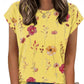 Zeagoo Womens Tops Summer Casual Cap Sleeve Tshirts Shirts Business Blouses