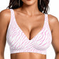 OEAK Womens Jelly Bras Wireless Deep V Bralette Comfy Push Up Tshirt Bras Accessories