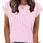 Zeagoo Womens Tops Summer Casual Cap Sleeve Tshirts Shirts Business Blouses
