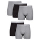 Hanes mens Underwear Boxer Briefs Pack, Cool & Breathable Cotton Moisture-wicking Underwear for Men, No Ride Up