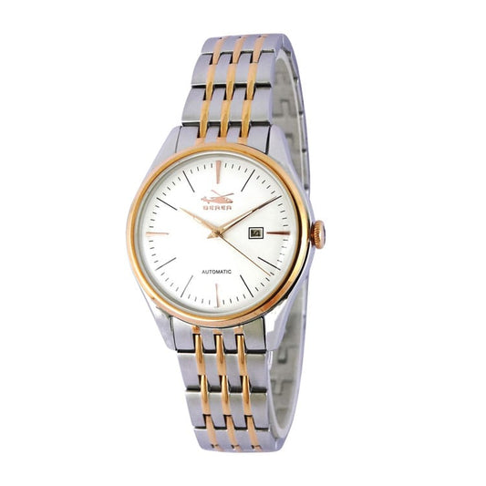 Yellow Gold + Silver, Berea Automatic Watch, BA001-0001GD-S-, 33 MM, Stainless Steel