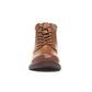 Beckett Mens Boots Tan Adults Ankle Lace Up Zip Up Padded Collar SIZE