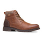 Beckett Mens Boots Tan Adults Ankle Lace Up Zip Up Padded Collar SIZE